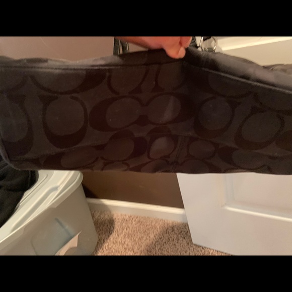 Coach Signature Large tote black - Picture 10 of 14